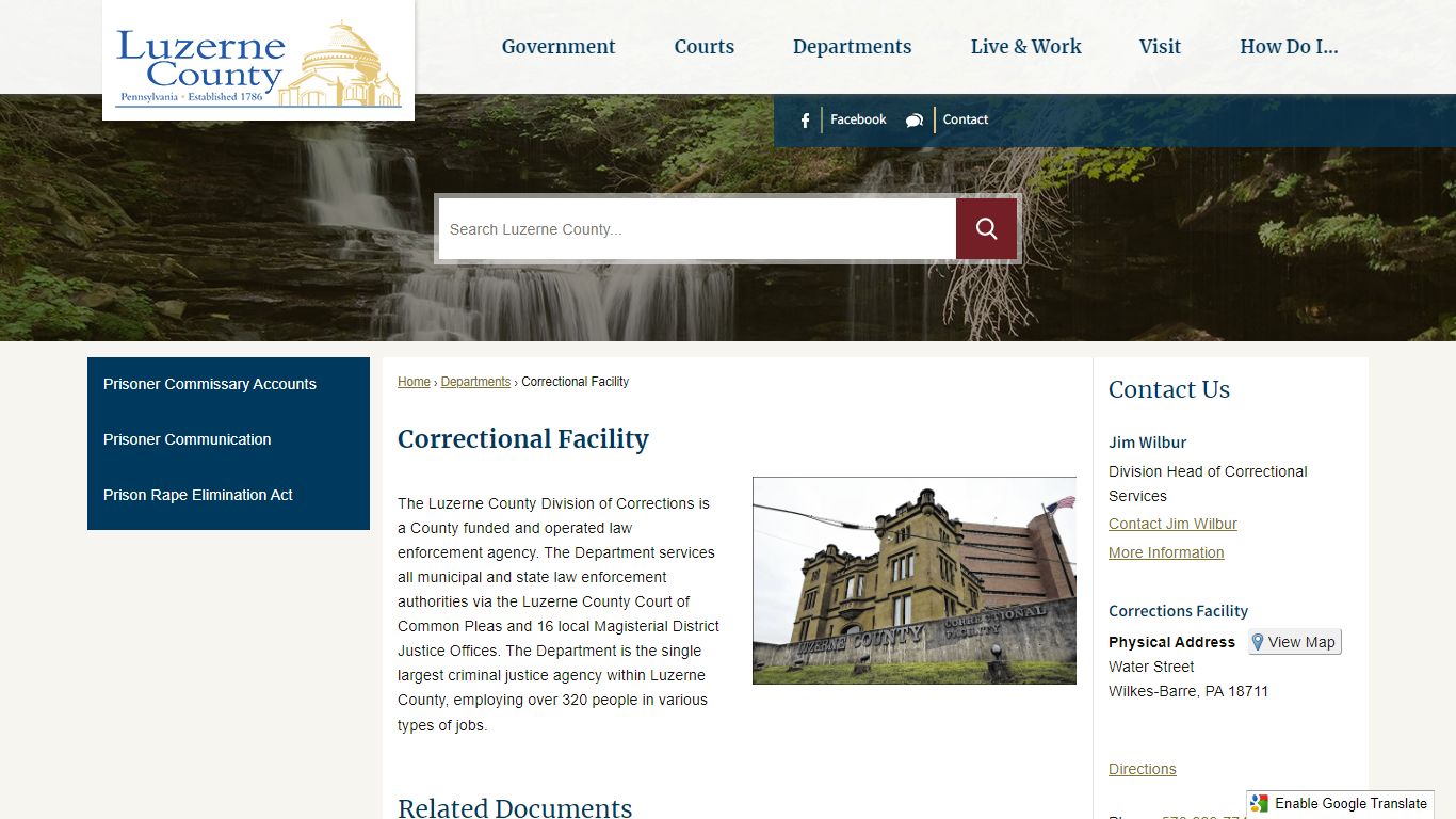 Correctional Facility | Luzerne County, PA